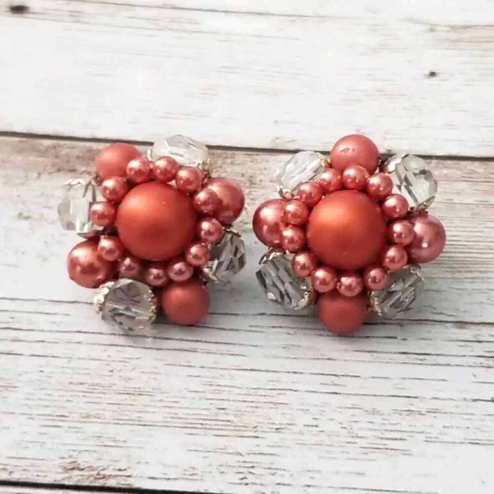 Vintage clip earrings